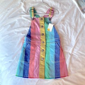 Girl Mini Boden size 5-6y dungaree dress